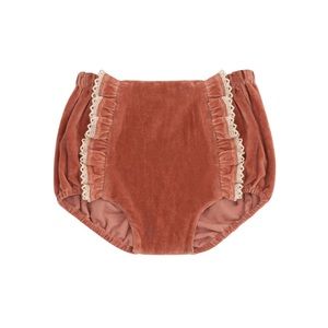 Little Cotton Clothes Chutney Velvet Organic Dorit Bloomers Size 12-18 Months